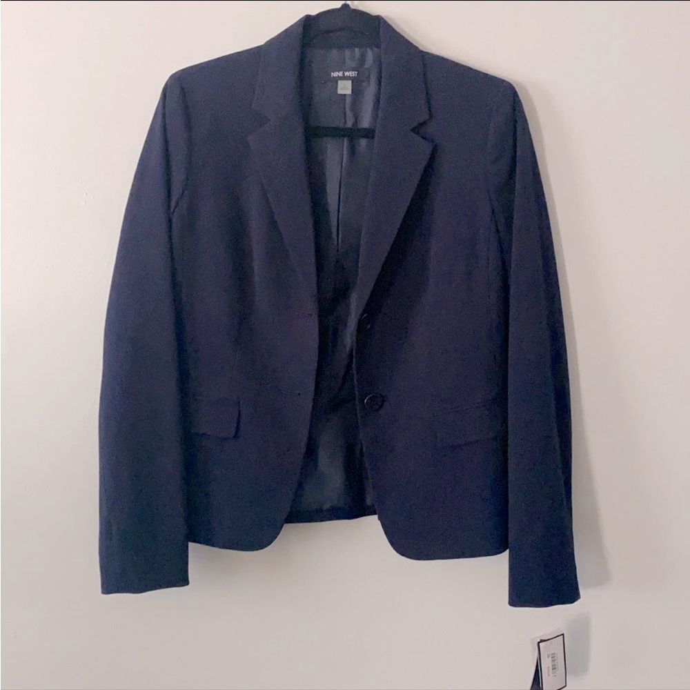 NWT Nine West Navy Blue size 2 Blazer